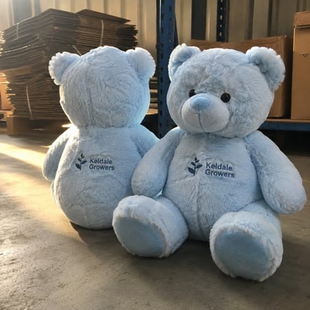 Branded stuffed animals with logo