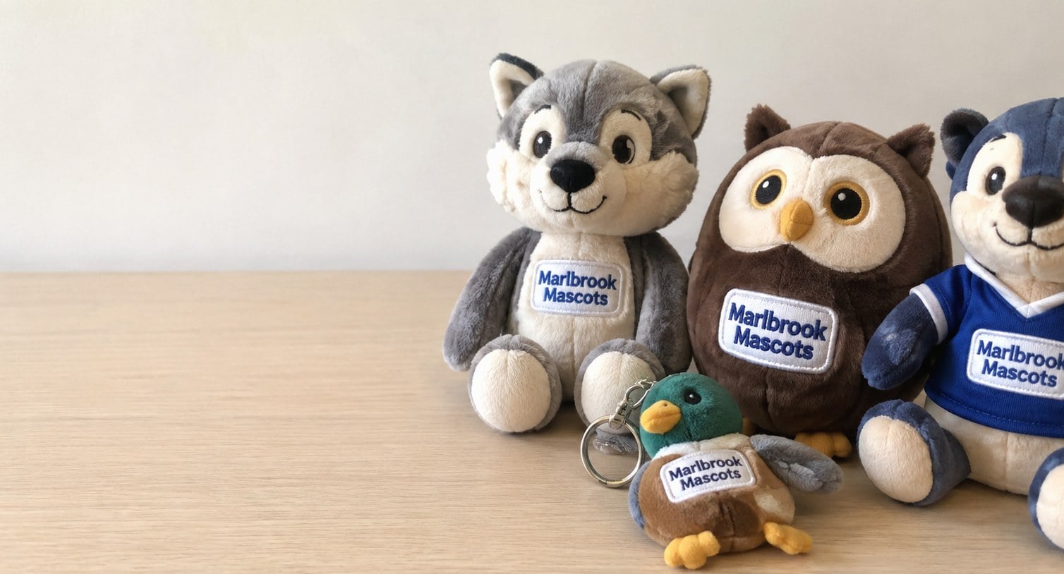Custom printed stuffed animals with logo